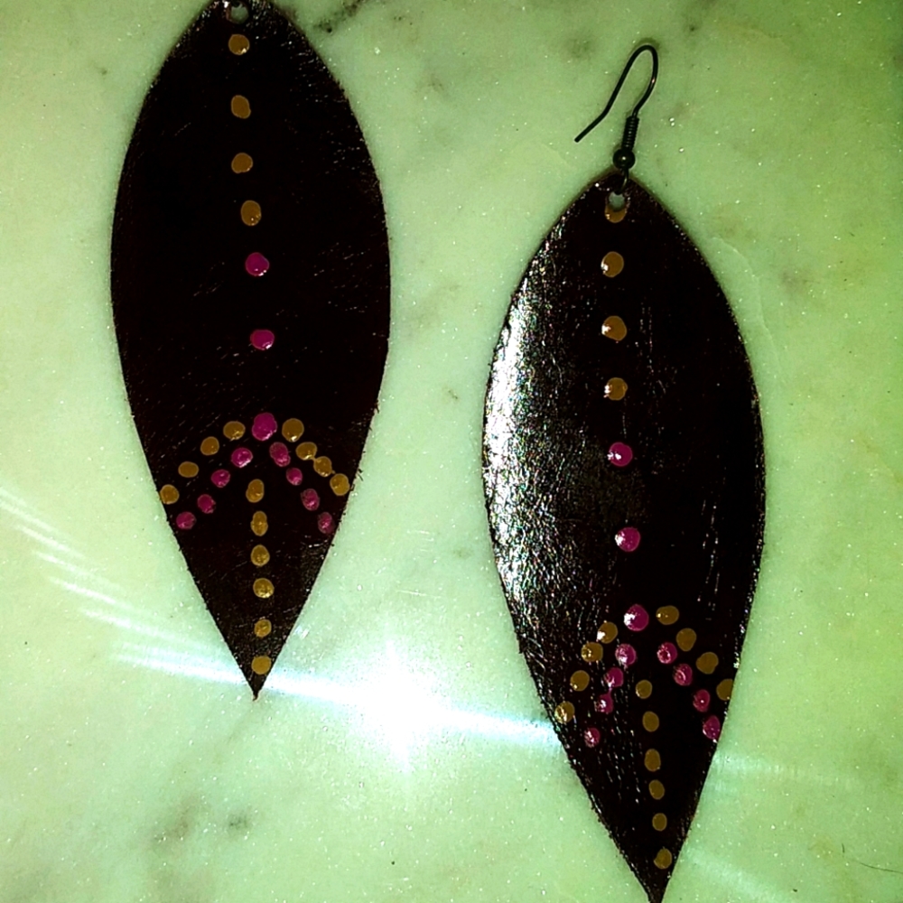 Leather Earrings